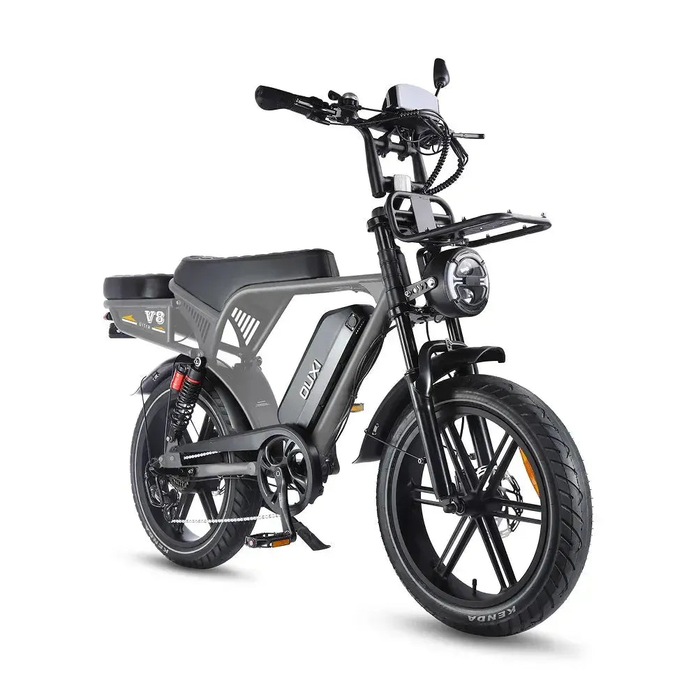 Ouxi V8 Ultra - Dunkelgrau - Brauner Sattel