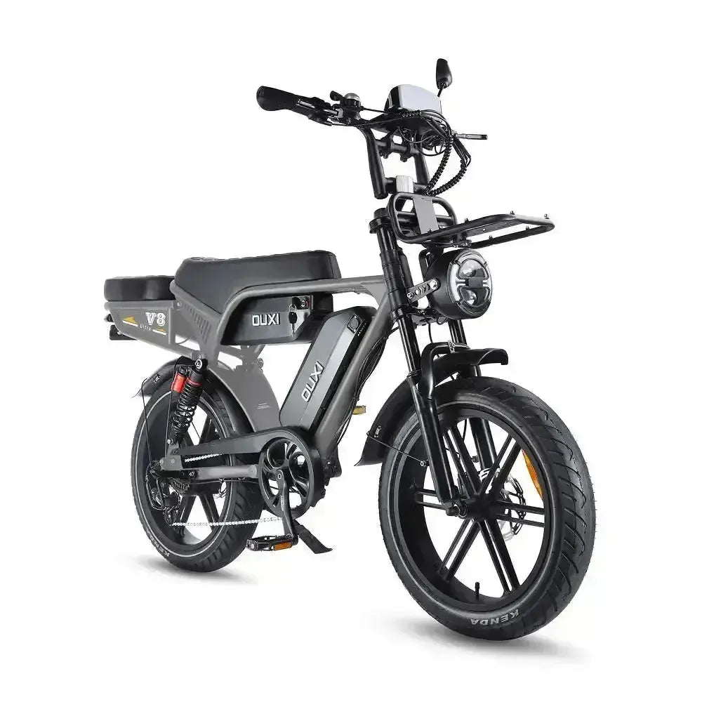 Ouxi V8 Ultra Max - Dunkelgrau - Brauner Sattel