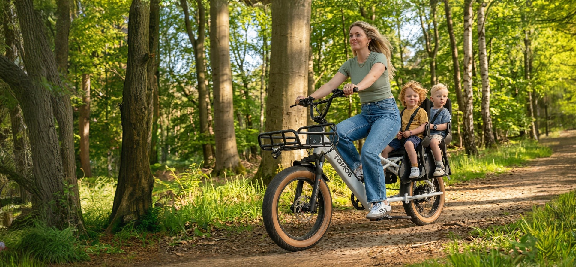 Ein Fahrrad für dich und die Kinder.