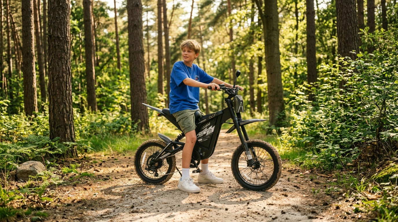 Ein echtes fatbike in Kindergröße.